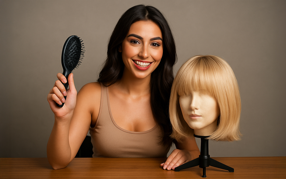 PERUKA SYNTETYCZNA - PIELĘGNACJA